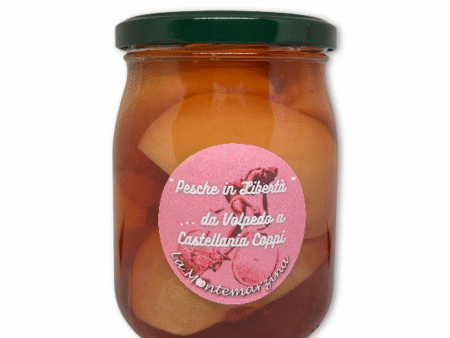 La Montemarzina - Pesche Bianche Sciroppate Al Vino Rosato "Liberta'" Vigneti Massa