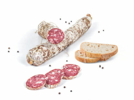 Salumificio Benese - Salame "Rosetta Garavel" Aromatizzato al Vino Rosso 600 g.