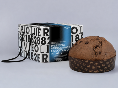 Olivieri 1882 - Dark Panettone with Mou and Hazelnut Glaze