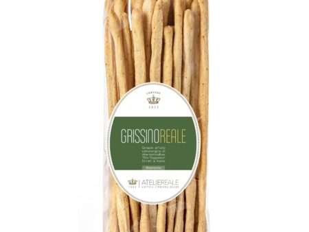 Antica Corona Reale - Grissini Stirati a Mano all'Olio Extravergine di Oliva Taggiasca al Rosmarino 200 g