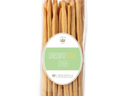 Antica Corona Reale - Grissini Stirati a Mano all'Olio Extravergine di Oliva Monocultivar Oro Taggiasca 200 g